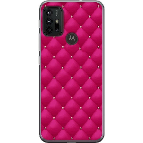 Motorola Moto G30 Läpinäkyvä kuori Luksus Vaaleanpunainen