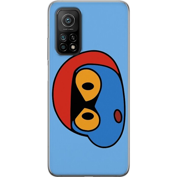 Xiaomi Mi 10T 5G Läpinäkyvä kuori Bold Bot Head