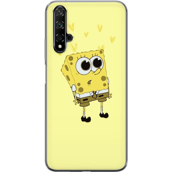 Huawei nova 5T Gjennomsiktig deksel Svampebob Firkant