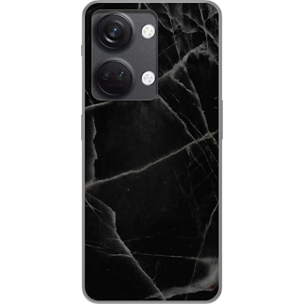 OnePlus Nord 3 Gjennomsiktig deksel Svart marmor