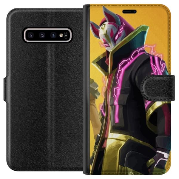 Kompatibelt Lommeboketui til Samsung Galaxy S10+ Fortnite