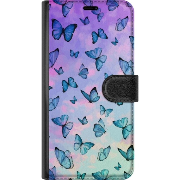 Samsung Galaxy A12 Lommeboketui Sommerfugler