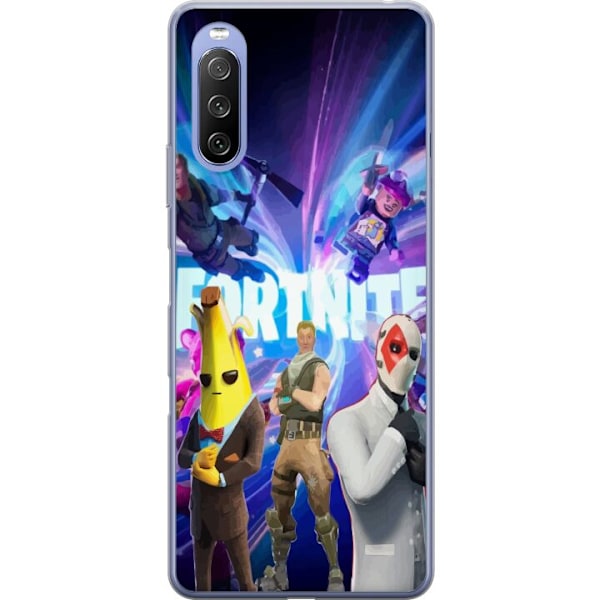 Sony Xperia 10 III Lite Gjennomsiktig deksel Fortnite