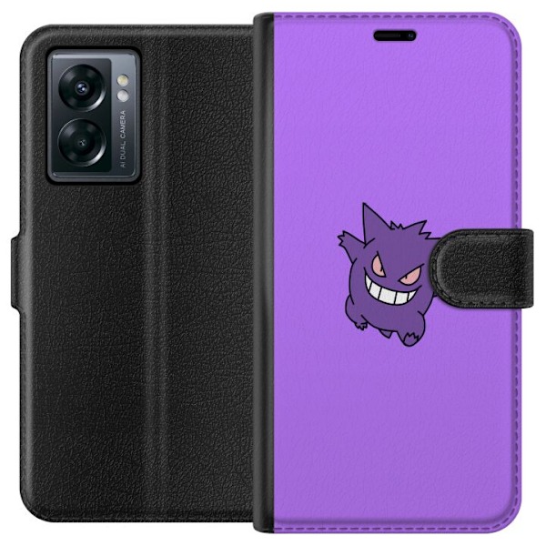 OnePlus Nord N300 Lompakkokotelo Gengar Pokémon