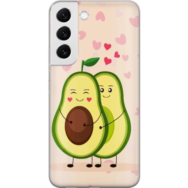 Samsung Galaxy S22 5G Gennemsigtig cover Avokado Kærlighed