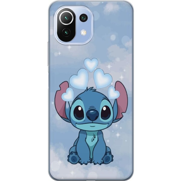 Xiaomi 11 Lite 5G NE Läpinäkyvä kuori Stitch Hyppäävä Ilo - Hauska Suunnittelu Lahjalle