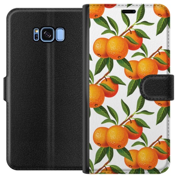 Samsung Galaxy S8 Plånboksfodral Apelsin