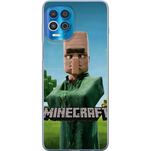 Motorola Edge S Läpinäkyvä kuori A Minecraft Movie