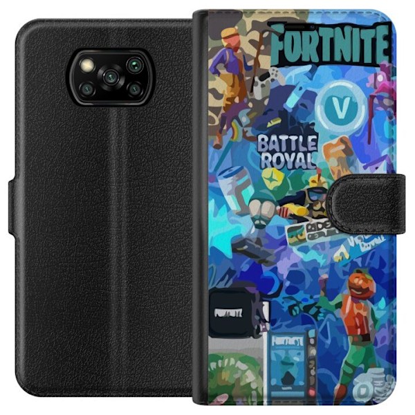 Xiaomi Poco X3 NFC Tegnebogsetui Fortnite