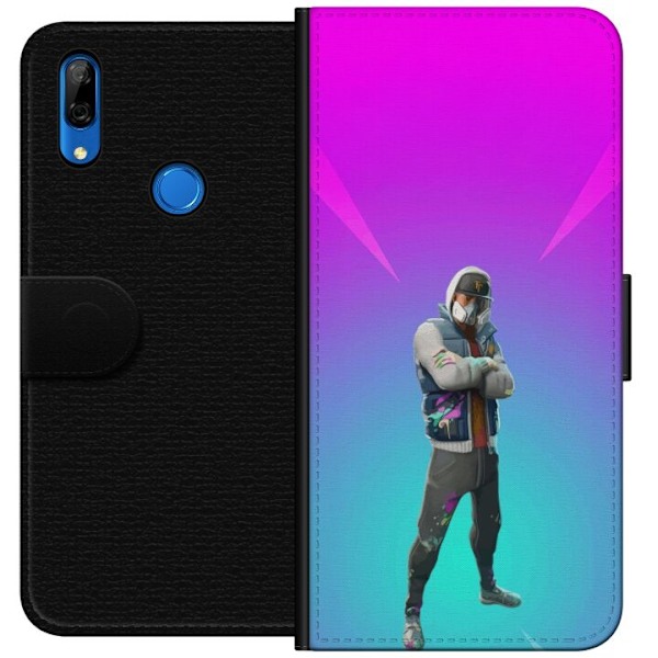 Huawei P Smart Z Tegnebogsetui sort ridder fortnite