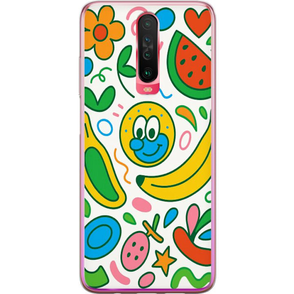 Xiaomi Redmi K30 Genomskinligt Skal Butterfly Veil