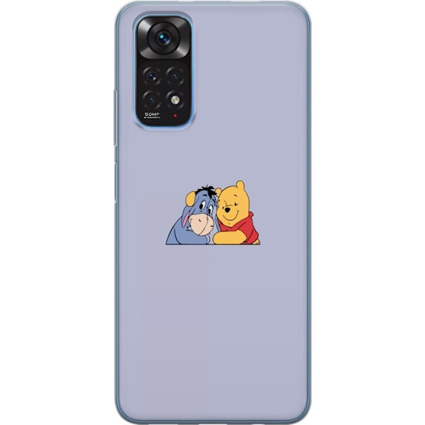 Xiaomi Redmi Note 11S Läpinäkyvä kuori Nalle Puh ja Ihaa