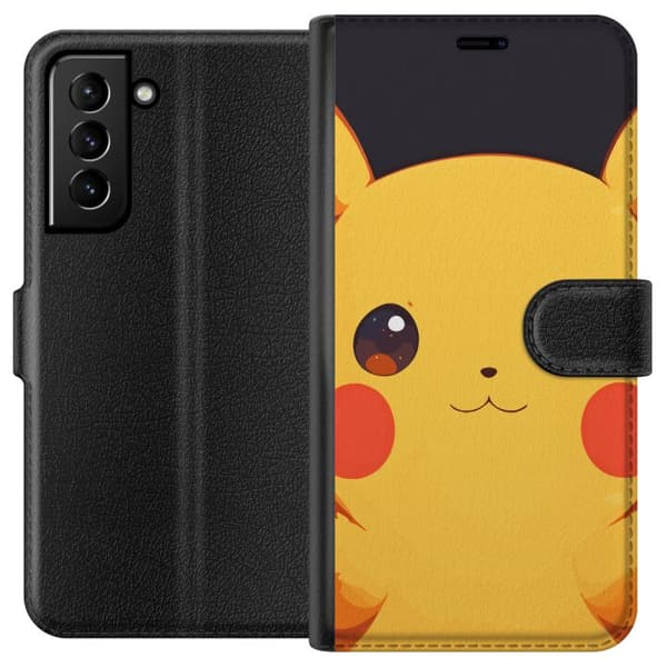 Kompatibel Tegnebogsetui til Samsung Galaxy S21+ 5G Pikachu