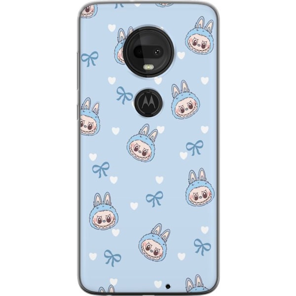 Motorola Moto G7 Gennemsigtig cover Labubu Ildånd