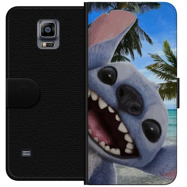 Samsung Galaxy Note 4 Plånboksfodral Stitch mobilskal med Palmer i söt vänskapsdesign