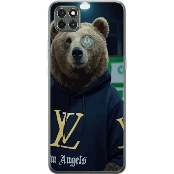 Motorola Moto G9 Power Gennemsigtig cover LV Björn Palm Angel