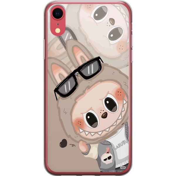 Apple iPhone XR Gennemsigtig cover Labubu Rainbow Chaos
