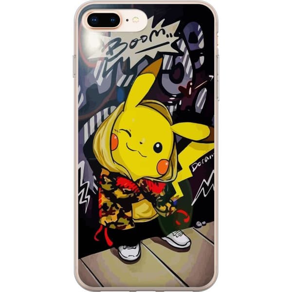 Kompatibelt Mobilskal till Apple iPhone 8 Plus Pikachu