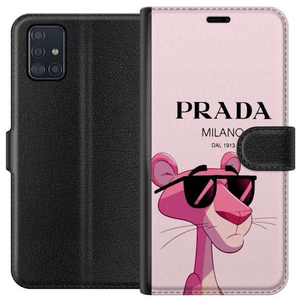 Samsung Galaxy A51 Lommeboketui Prada Rosa Panteren