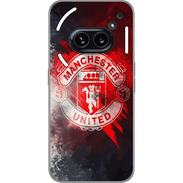 Nothing Phone (2a) Gjennomsiktig deksel Manchester United