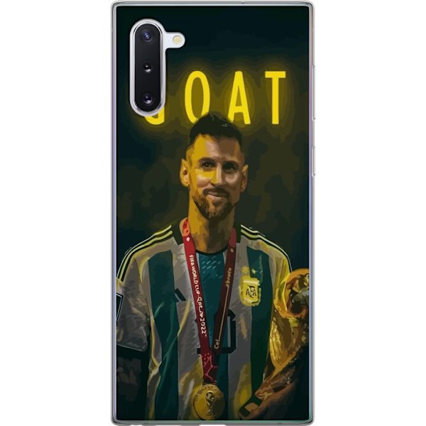 Samsung Galaxy Note10 Gjennomsiktig deksel Geit Messi