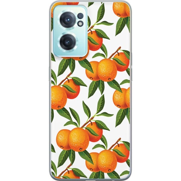 OnePlus Nord CE 2 5G Läpinäkyvä kuori Appelsiini
