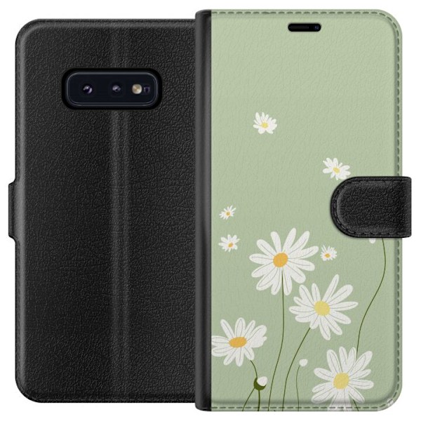 Samsung Galaxy S10e Tegnebogsetui Præstekraver - blomstret m