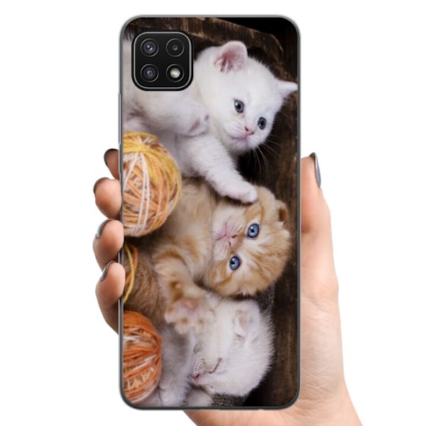 Samsung Galaxy A22 5G TPU Mobildeksel Katter