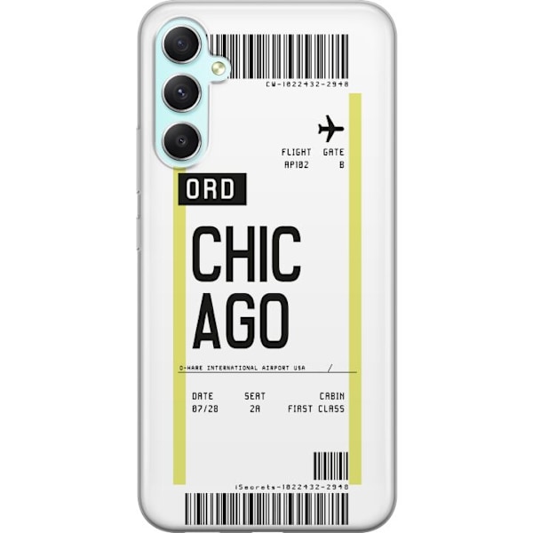 Samsung Galaxy A34 Gennemsigtig cover Chicago