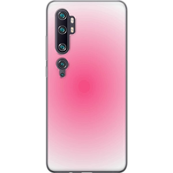 Xiaomi Mi Note 10 Pro Läpinäkyvä kuori Pinkki Pilvi