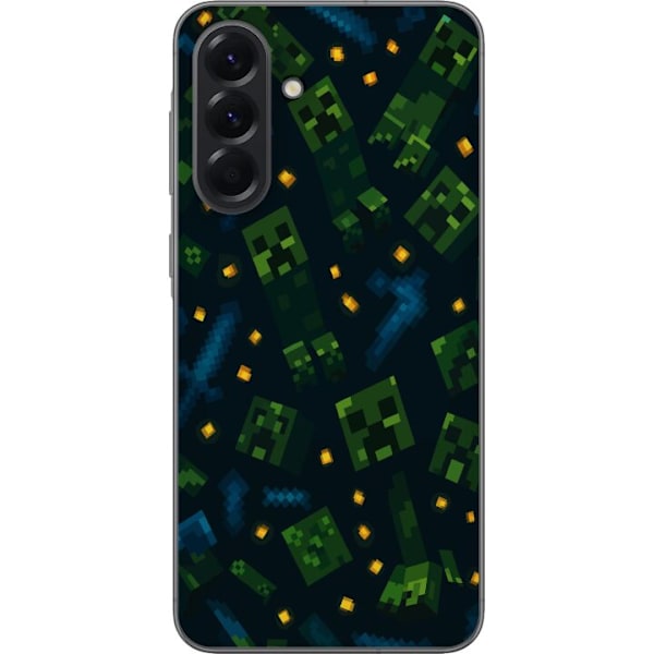 Samsung Galaxy A56 Läpinäkyvä kuori Minecraft Dungeons Mob