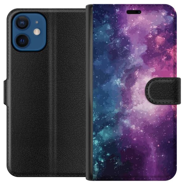 Kompatibel Tegnebogsetui til Apple iPhone 12 mini Nebula