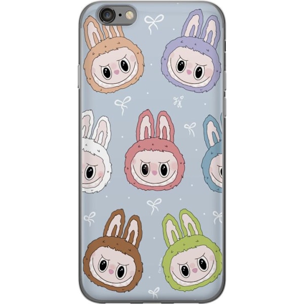 Apple iPhone 6 Genomskinligt Skal Pastel Labubu