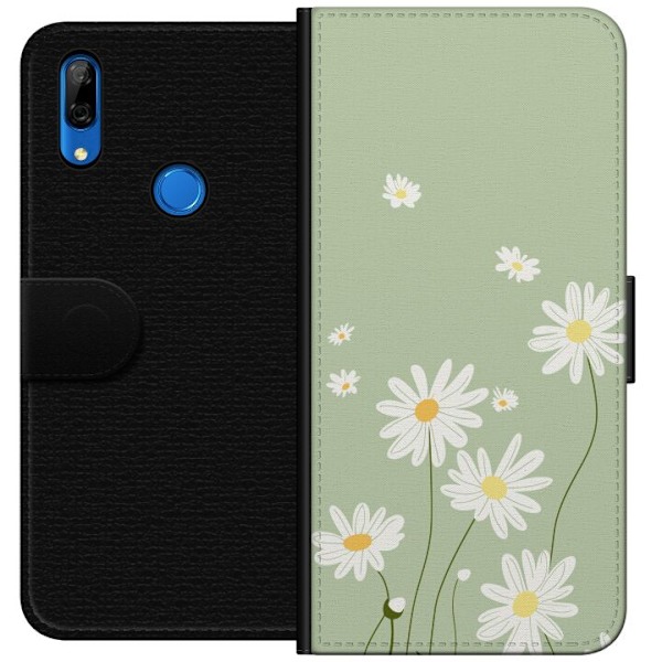 Huawei P Smart Z Plånboksfodral Prästkragar – blommigt mönster i svensk sommarstil