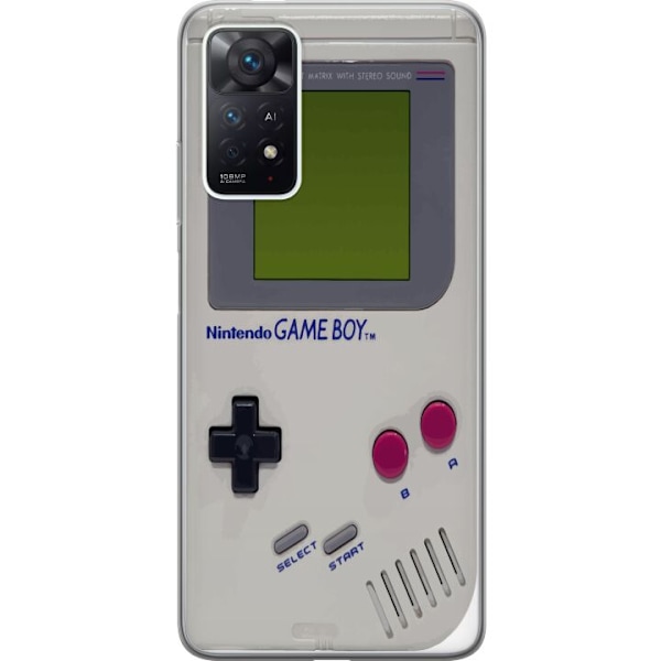 Xiaomi Redmi Note 11 Pro Gennemsigtig cover Game Boy