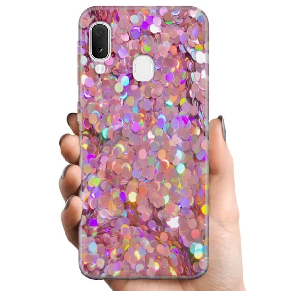 Samsung Galaxy A20e TPU Mobilcover Glimmer