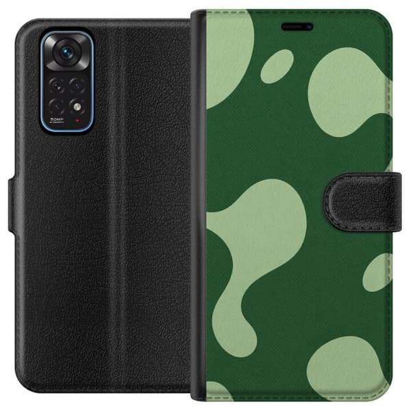 Yhteensopiva Lompakkokotelo Xiaomi Redmi Note 11 Matcha-sula vihreä
