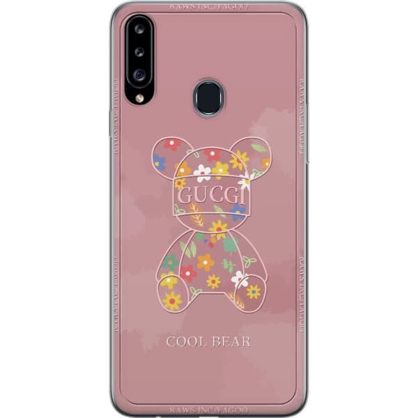 Kompatibelt Mobilskal till Samsung Galaxy A20s Guggi Rosa