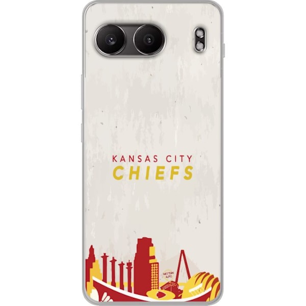 OnePlus Nord 4 Gennemsigtig cover Kansas City Chiefs