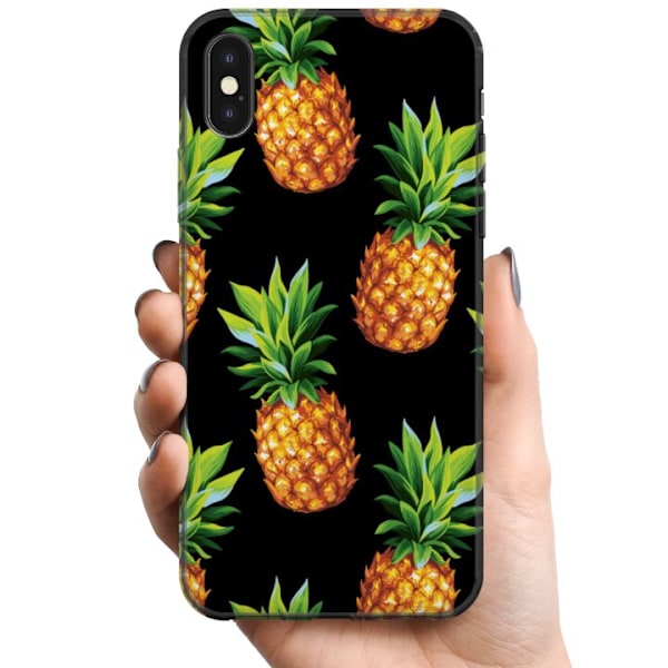 Apple iPhone XS Max TPU Mobilskal Ananas