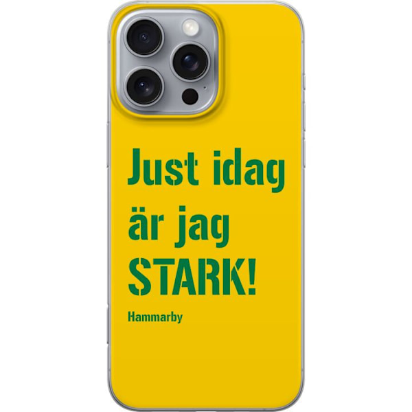 Apple iPhone 16 Pro Max Läpinäkyvä kuori Hammarby