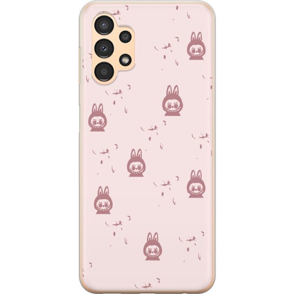 Samsung Galaxy A13 Läpinäkyvä kuori Labubu Neon Pop - Neonv
