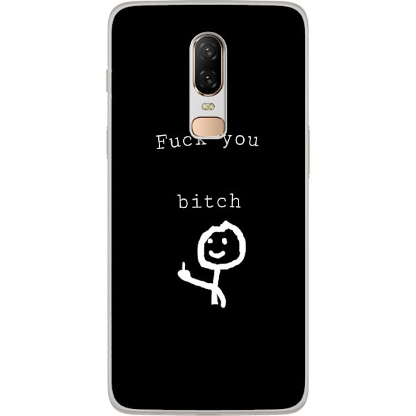 OnePlus 6 Gennemsigtig cover F YOU B