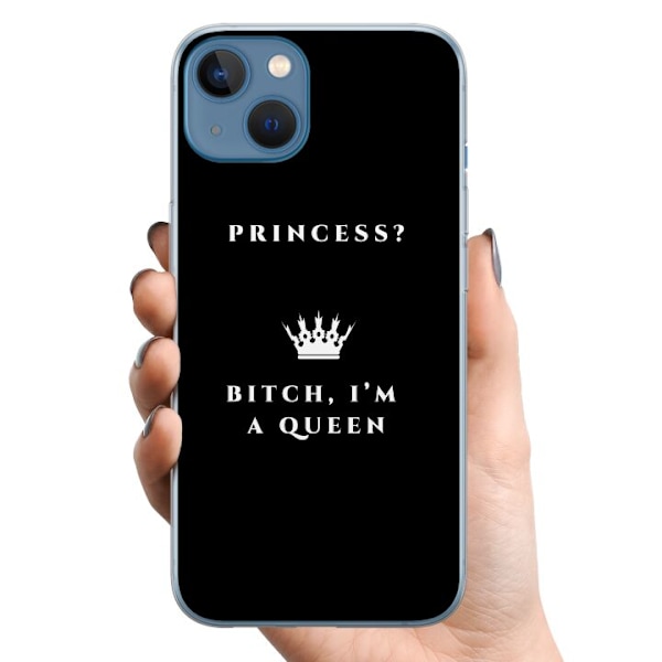 Apple iPhone 13 TPU Matkapuhelimen kuori Kuningatar