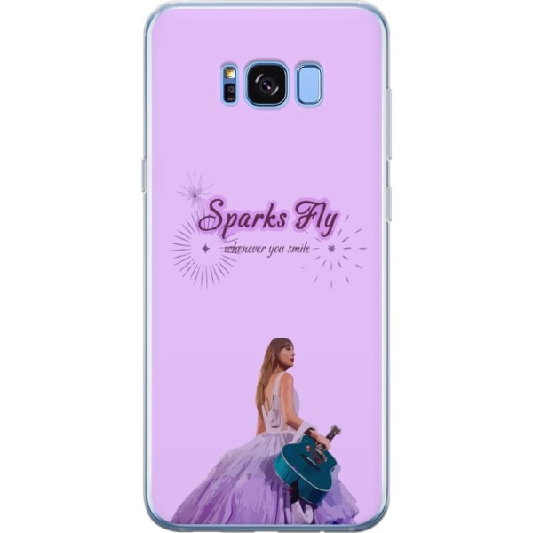 Samsung Galaxy S8+ Genomskinligt Skal Taylor Swift - Sparks Fl