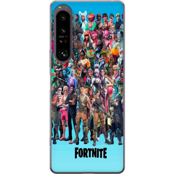 Sony Xperia 1 IV Läpinäkyvä kuori Fortnite