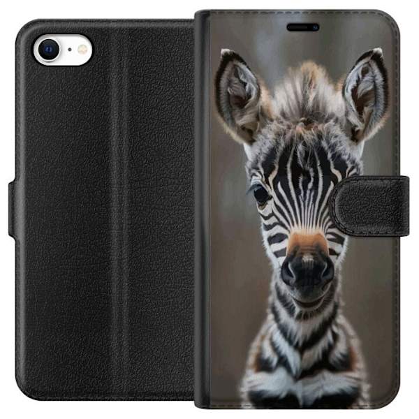 Apple iPhone 6 Plånboksfodral Giraff Djurmotiv Afrika Natur Grafiskt Motiv Savann Vilda Djur Populär Väggkonst Exotiskt Tema