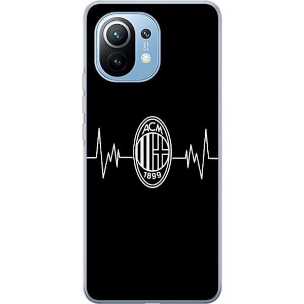 Xiaomi Mi 11 Genomskinligt Skal AC Milan