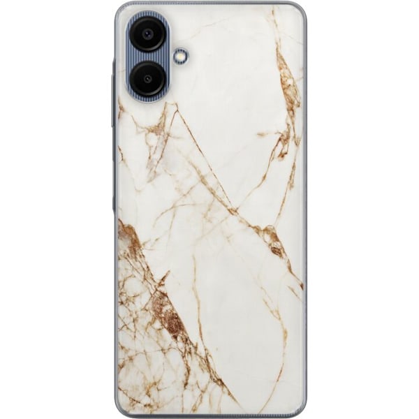 Samsung Galaxy A06 Gennemsigtig cover Hvid marmor