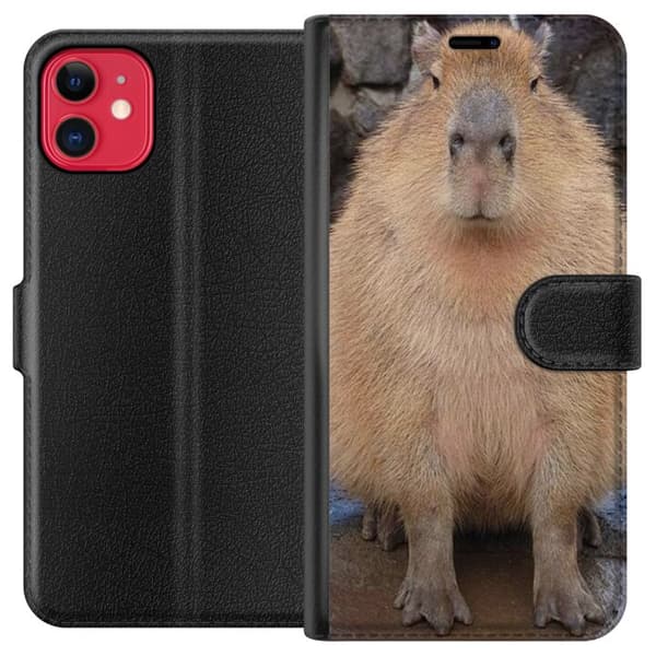 Kompatibel Tegnebogsetui til Apple iPhone 11 Capybara